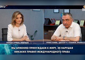 Мы Армению принуждаем к миру, не нарушая никаких правил международного права - Хроника Западного Азербайджана