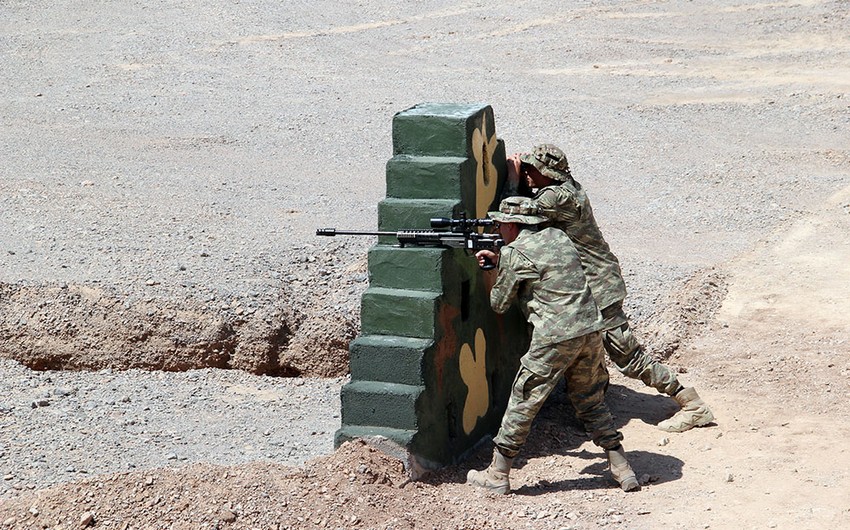 Azerbaijani snipers successfully participate in international contest