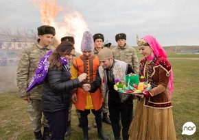 “Nar” Novruz bayramını azad edilmiş ərazilərdə əsgərlərlə qeyd edib