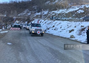 Шесть автомобилей МККК беспрепятственно проехали по дороге Ханкенди-Лачын 