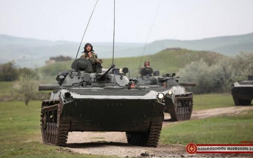 ​В Грузии начал работу танковый полигон