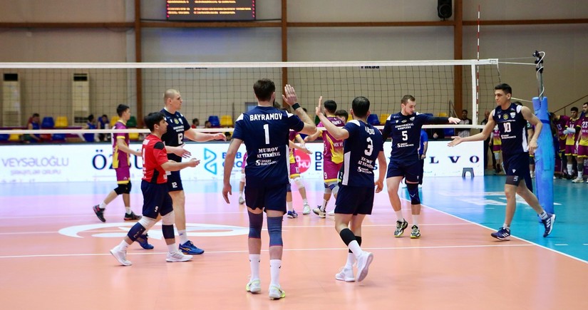 Kişi voleybolçular arasında Azərbaycan Yüksək Liqasında XVI turun oyunları keçirilib