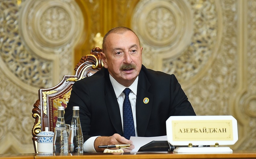 Президент Ильхам Алиев: Азербайджан и страны Центральной Азии связывают многовековые отношения братства