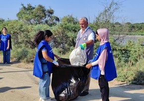 Neftçalada Kür çayı sahilində təmizlik aksiyası keçirilib