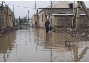 Gəncədə intensiv yağışlar ciddi fəsadlar törədib 