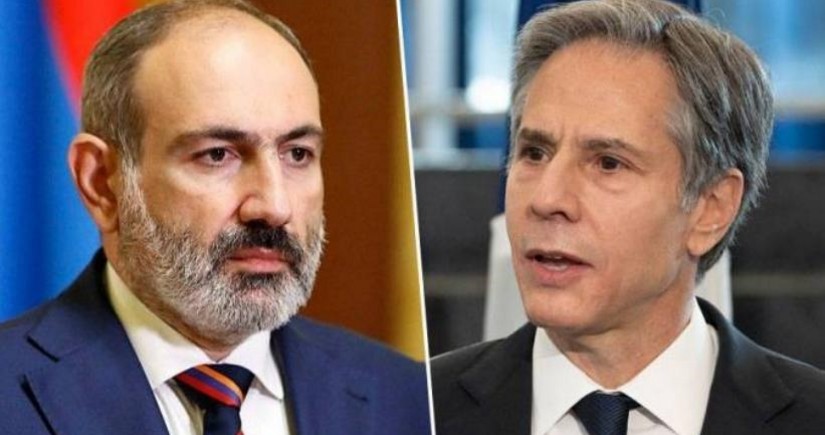 Blinken mulls Yerevan-Baku peace process with Pashinyan