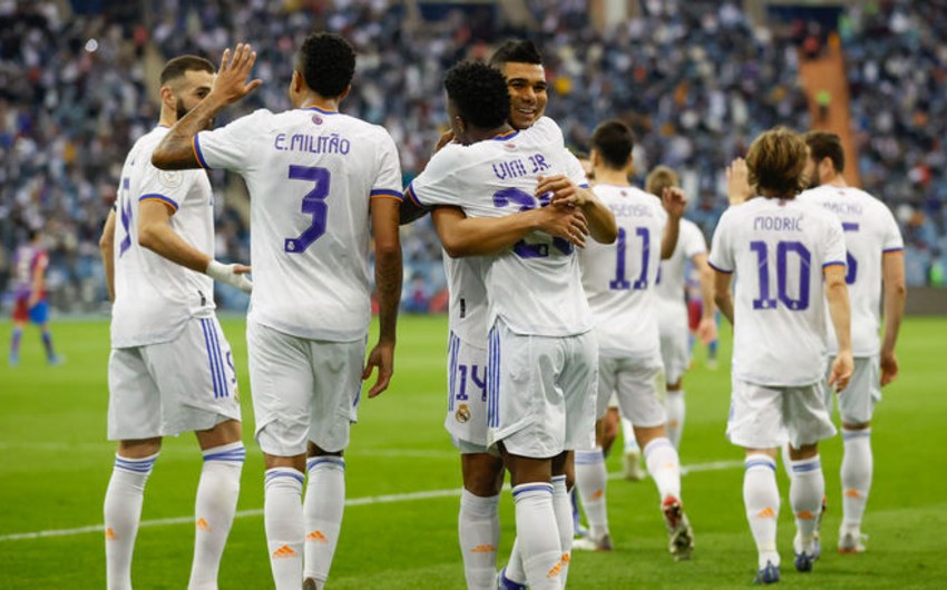Real Madrid İspaniya Super Kubokunun 12 qat qalibi olub