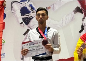 Azərbaycan taekvondoçusu Avropa çempionatında üçüncü yeri tutub