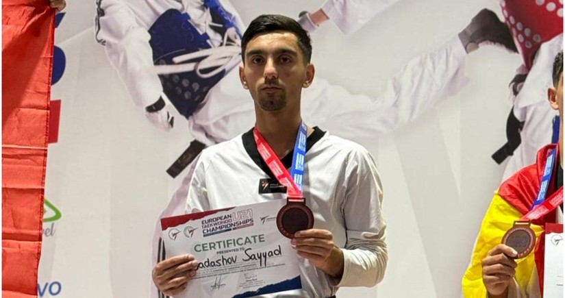 Azərbaycan taekvondoçusu Avropa çempionatında üçüncü yeri tutub