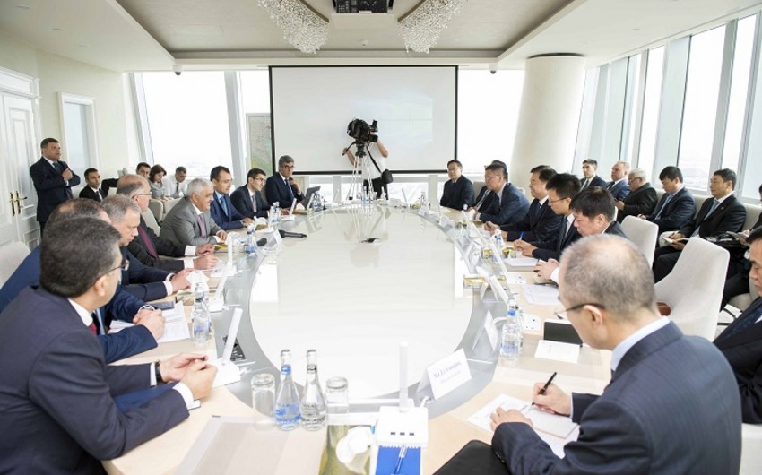 SOCAR and CNPC presidents hold a meeting