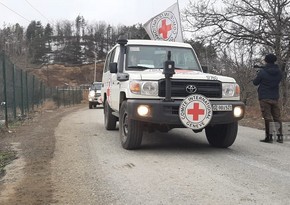 ICRC vehicles move freely on Khankandi-Lachin road