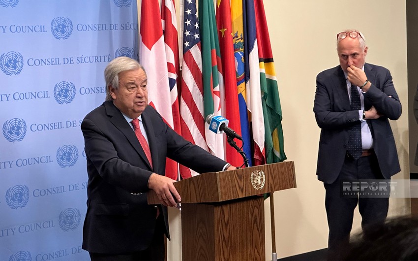 UN confirms Guterres' participation in COP29 in Baku