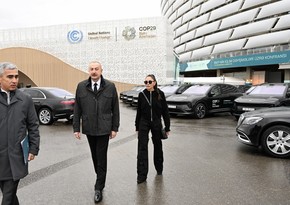 İlham Əliyev Bakı Olimpiya Stadionunun ərazisində COP29-la bağlı yaradılan şəraitlə tanış olub - YENİLƏNİB