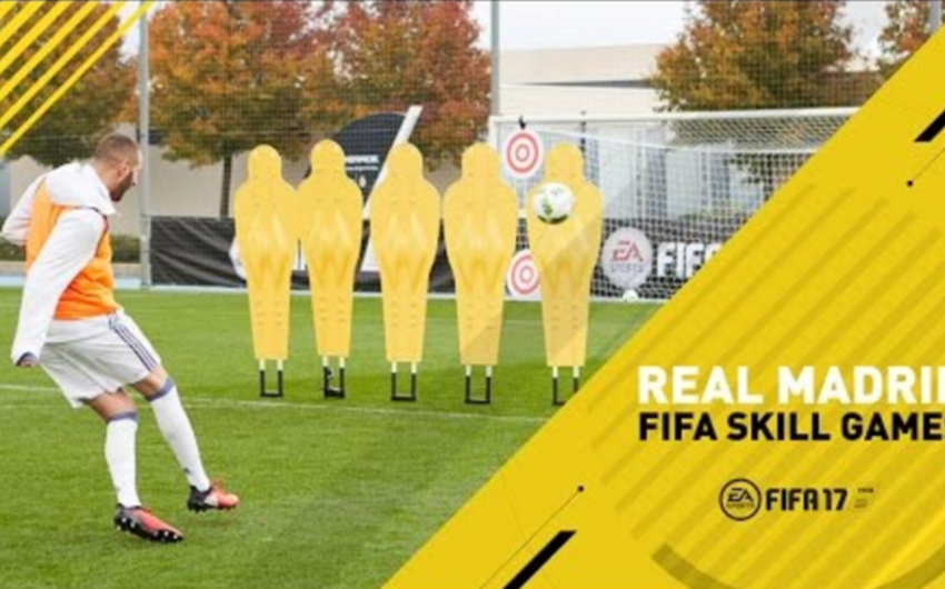 Игроки Реала сымитировали тренировку штрафных из FIFA 17 - ВИДЕО