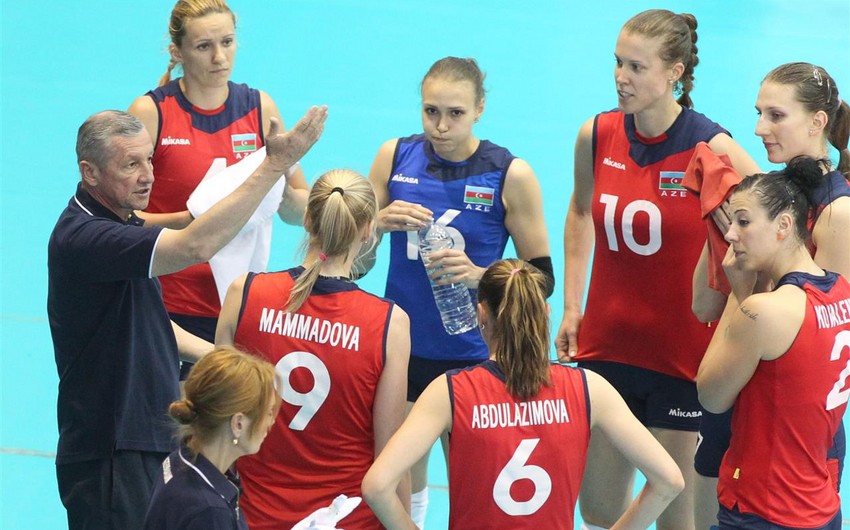 ​Женская сборная Азербайджана по волейболу победила Словакию