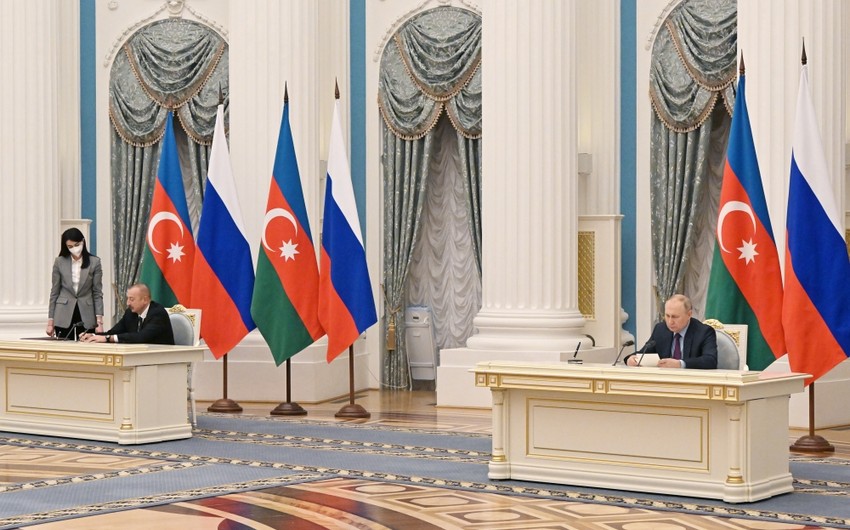 Azerbaijan, Russia sign Declaration on Allied Cooperation