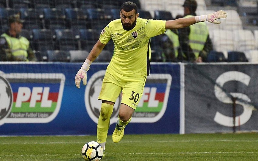 Gabala FC bids farewell to its goalkeeper