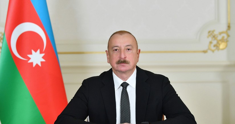 President Ilham Aliyev shares post on Armed Forces Day