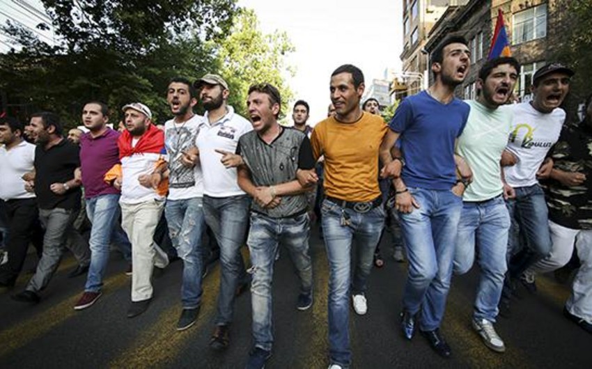 ​В Ереване после акции протеста задержано около 50 человек