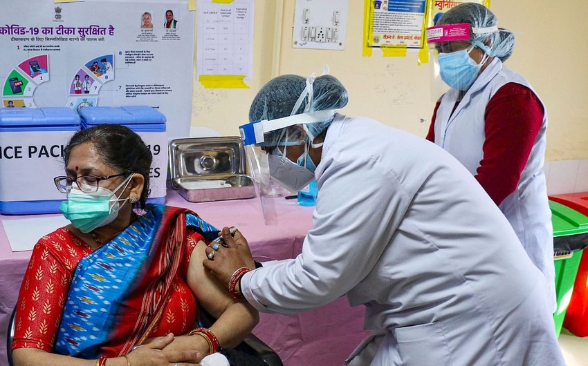 В Индии установили рекорд по вакцинации от коронавируса