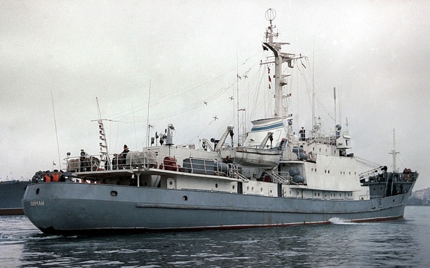 Russian navy ship sank in the Black Sea