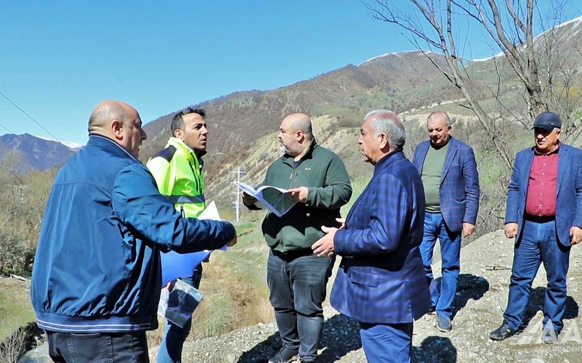 Глава Госагентства ознакомился с реализацией дорожных проектов в Карабахе 