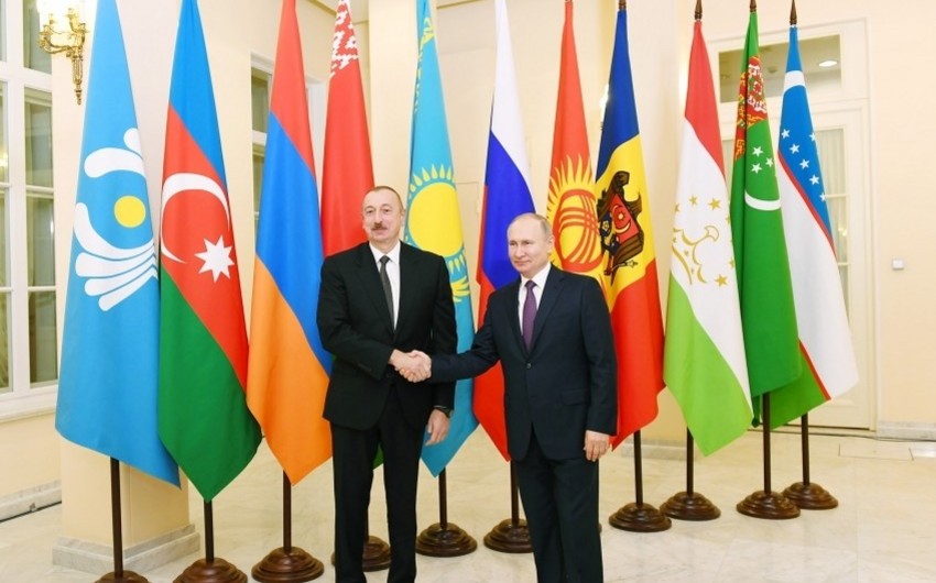 President Ilham Aliyev attends informal meeting of CIS heads of state in St. Petersburg