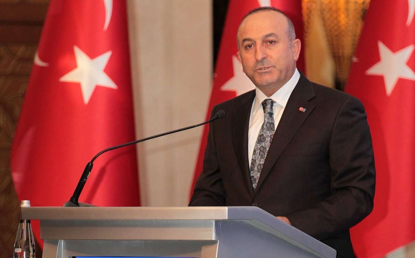 Глава МИД Турции посетит памятник жертвам Ходжалы в Баку