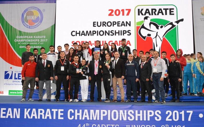 Azerbaijani karatekas win 4 medals in European championship