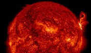 Sun erupts with intense double flare