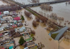 Qazaxıstanda daşqınlar nəticəsində 4,8 mindən çox ev su altında qalıb