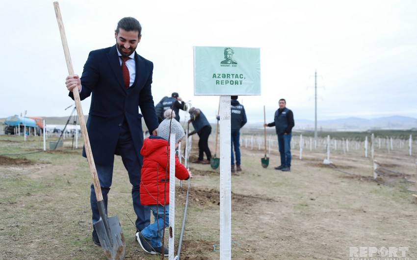 Report News Agency takes part in tree planting campaign - VIDEO