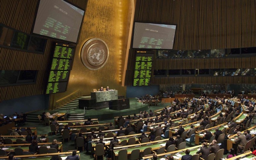 Проект резолюции «Ситуация на оккупированных территориях Азербайджана» включен в повестку 69-ой сессии Генассамблеи ООН