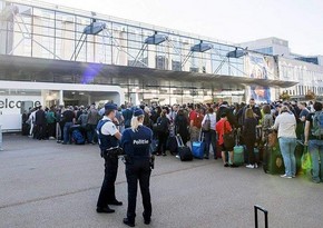 Brüssel hava limanında sərnişinlər bomba təhlükəsi səbəbindən təxliyə edilib