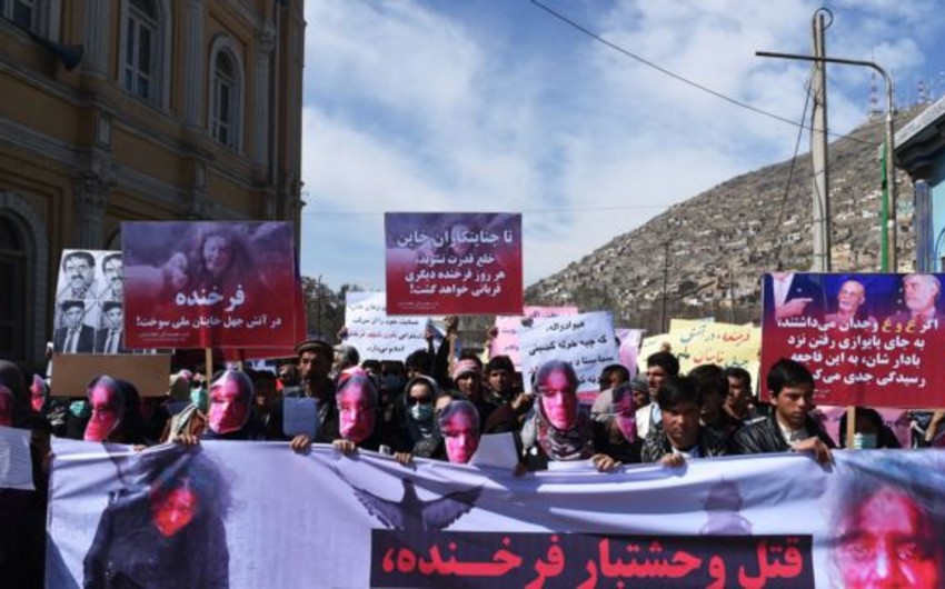 Kabul lynching: Hundreds protest against Farkhunda's death