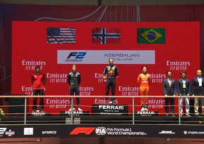 Formula 2 winners awarded in Baku