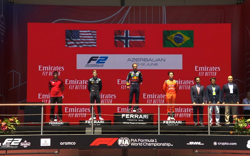 Formula 2 winners awarded in Baku