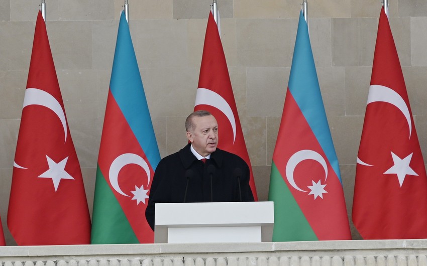 Erdoğan speaks about Baku parade