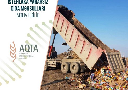 В Азербайджане уничтожено более 45 кг непригодной продукции