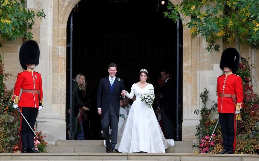 Princess Eugenie marries her long-term partner Jack Brooksbank