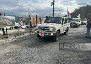 По дороге Ханкенди-Лачын беспрепятственно проехали автомобили МККК