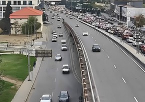 Bakıda tıxac olan yollar açıqlanıb - SİYAHI