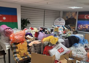 Азербайджанская диаспора в Турции помогает пострадавшим от землетрясения