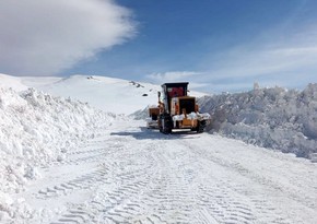 Up to 2,250 km of roads in direction of Kalbajar, Lachin, and Dashkasan districts cleared from snow cover