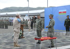 Группа военнослужащих Азербайджана награждена медалями за отличие в службе