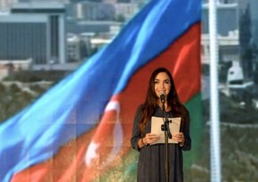 Leyla Aliyeva recited some of her poems at 'Poetry Day' in Gabala