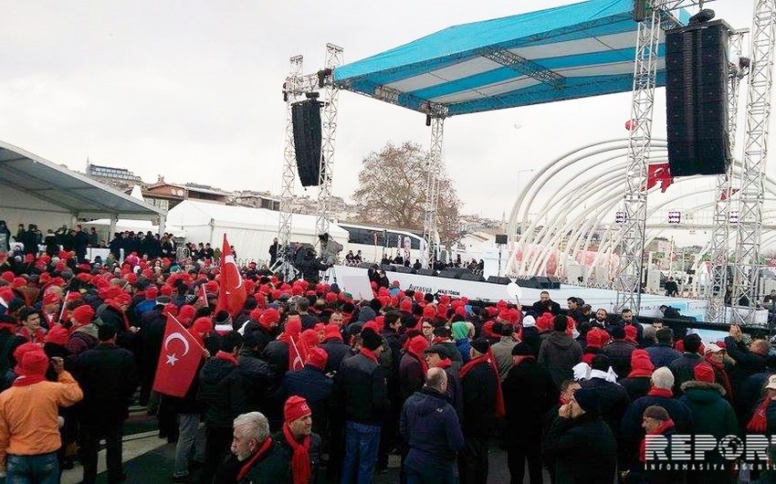İstanbul “Avrasya Tüneli”nin açılış mərasimi keçirilir - FOTO - YENİLƏNİB