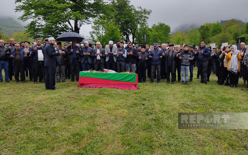 В Габале прошла церемония прощания с шехидом Первой Карабахской войны
