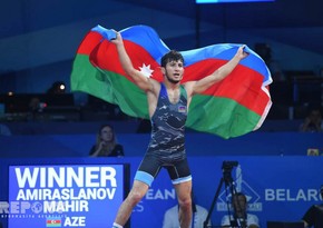Minsk 2019: Mahir Amiraslanov claims Azerbaijans first wrestling gold