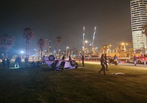 Автомобиль въехал в толпу у набережной в Тель-Авиве, есть погибший и раненые 